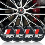 TRD Wheel Cap Sticker | 4 Pieces
