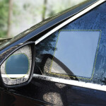 Car Anti Rain & Fog Protection Film for Mirror | 4 Pieces