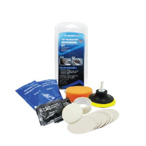 Headlight Restoration Cleaning Tools