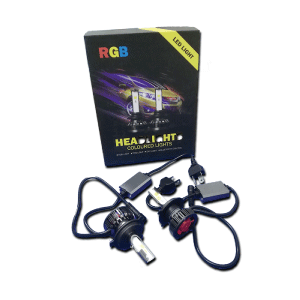 Universal RGB 7 Color LED Headlight