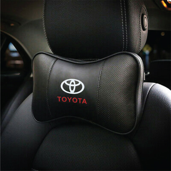 TRD PU Leather Head Rest Pillow