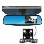 Rear View Mirror Dash Cam with Back Camera