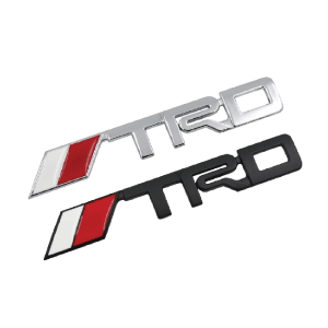 3D TRD Metal Logo Sticker