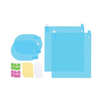 Car Anti Rain & Fog Protection Film for Mirror | 4 Pieces