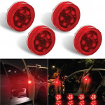 1 Pair Car Door Led Warning Light Red