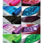 Car Headlight Shiny Translucent Change Color Film Sticker