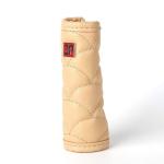 Car PU Leather Handbrake Cover | Black & Beige