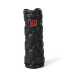 Car PU Leather Handbrake Cover | Black & Beige