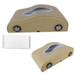 Car Shape Dashboard Tissue Box | Elegant Design | Black Beige Brown