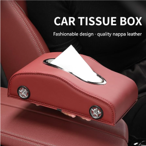 Car Shape Dashboard Tissue Box | Elegant Design | Black Beige Brown