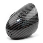 Glossy Carbon Fiber Car Dashboard Clock