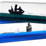 Cruise Ship Fluid Liquid Drift Bottle