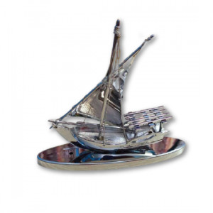 Dashboard Decoration Metal Boat