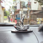 Dashboard Decoration Metal Boat