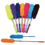 Adjustable Microfiber Round Duster | 2 Colours | Grey, Blue