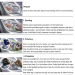 Headlight Restoration Cleaning Tools