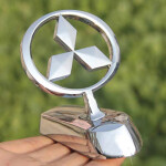 Stainless Still Mitsubishi Car Bonnet Logo