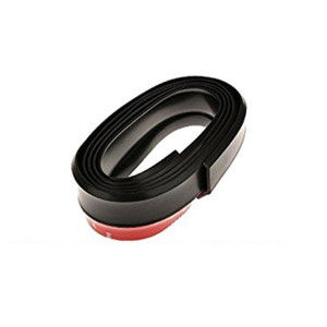 Universal TPVC Car Lip Skirt Protector - Black and Red